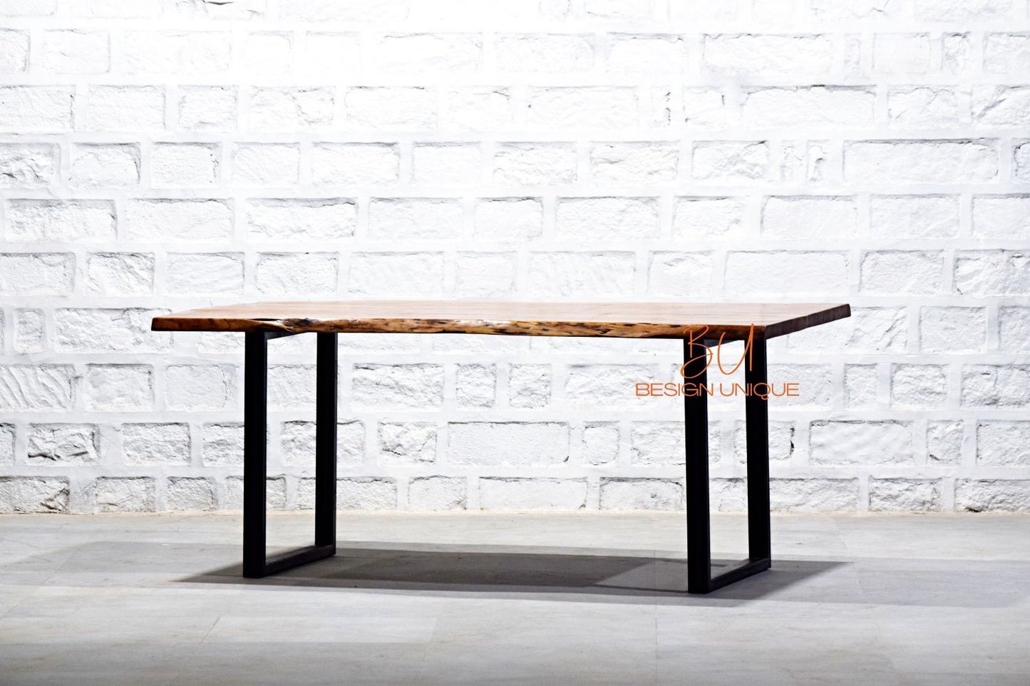 Live Edge Industrial Folding Table