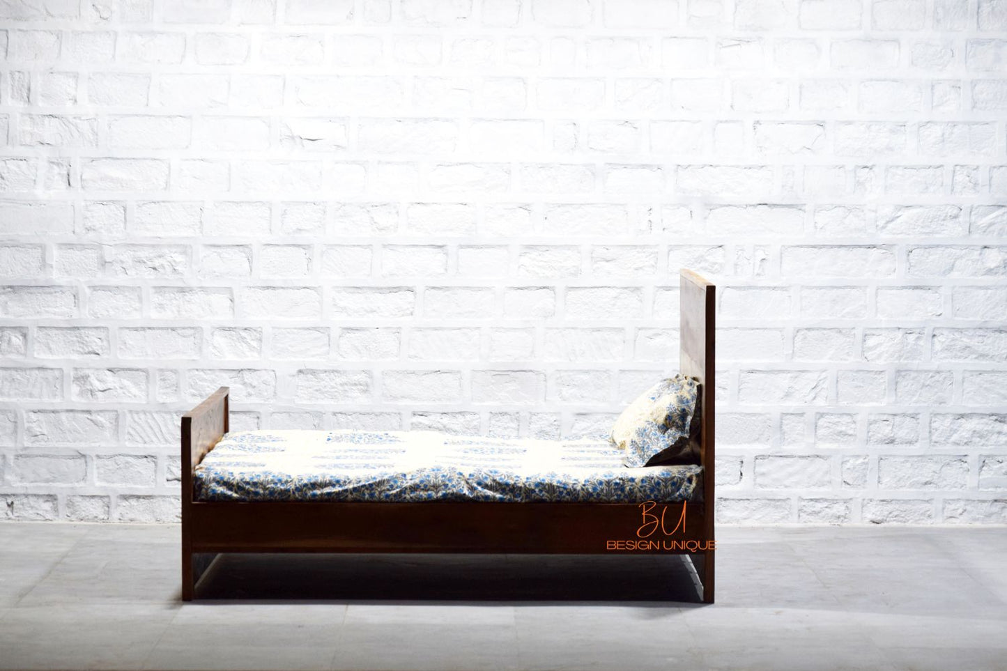 Recycled Wood Earthy Feel Bed Design