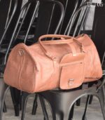 Handcrafted Goat Leather Duffle Bag