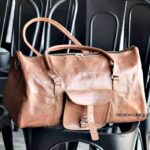 Handcrafted Goat Leather Duffle Bag