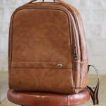 Handmade Leather Laptop Backpack