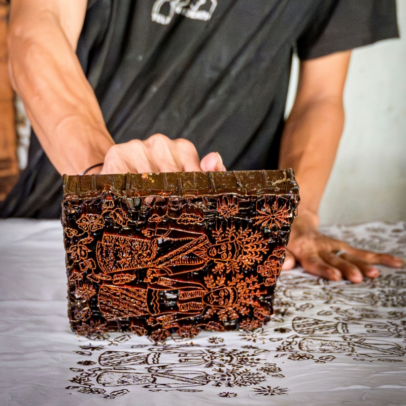 block printed fabric