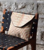 Kantha quilted block print envelope tablet bag, handmade in India – BUI114