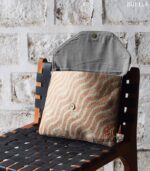 Kantha quilted block print envelope tablet bag, handmade in India – BUI114
